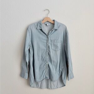 old navy denim buttondown